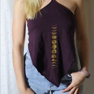 Moon phase tie top🌔🌓🌒🌘🌗 by Avatar Clothing